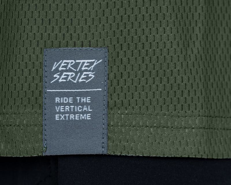 Cube dres VERTEX ROUND NECK TM S/S olive grey