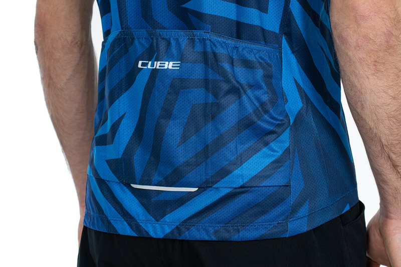 Cube dres ATX FULL ZIP CMPT S/S blue