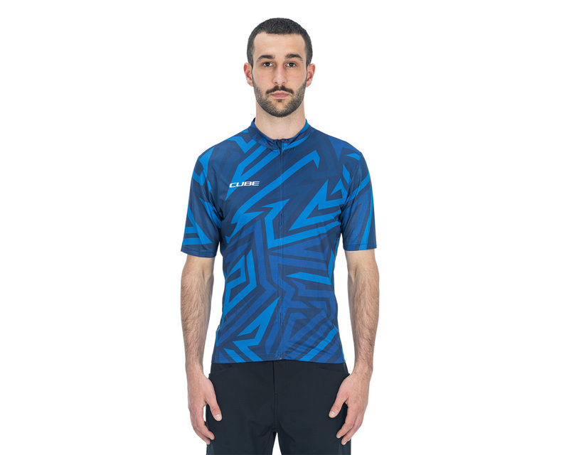 Cube dres ATX FULL ZIP CMPT S/S blue