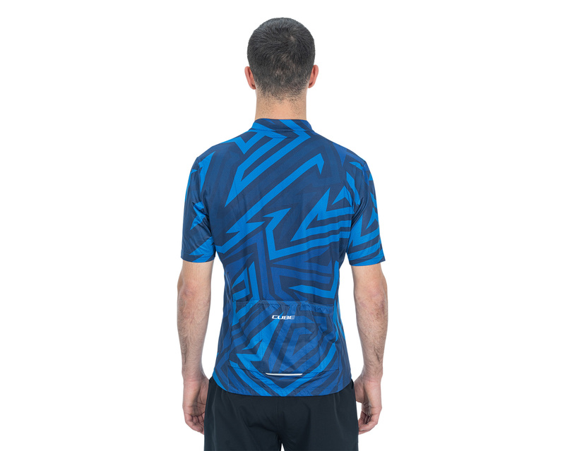 Cube dres ATX FULL ZIP CMPT S/S blue
