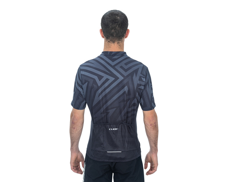 Cube dres ATX FULL ZIP CMPT S/S black grey