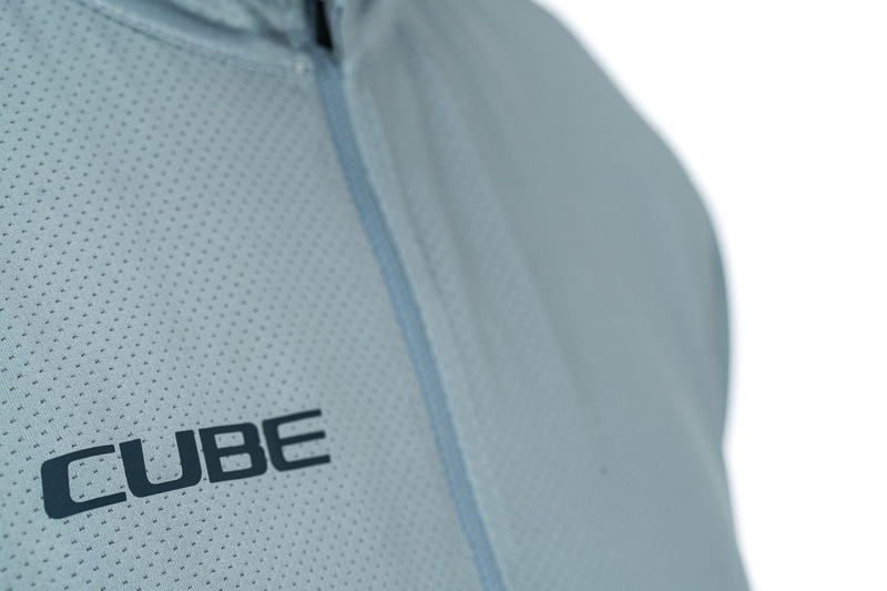 Cube dres ATX HALF ZIP CMPT S/S grey