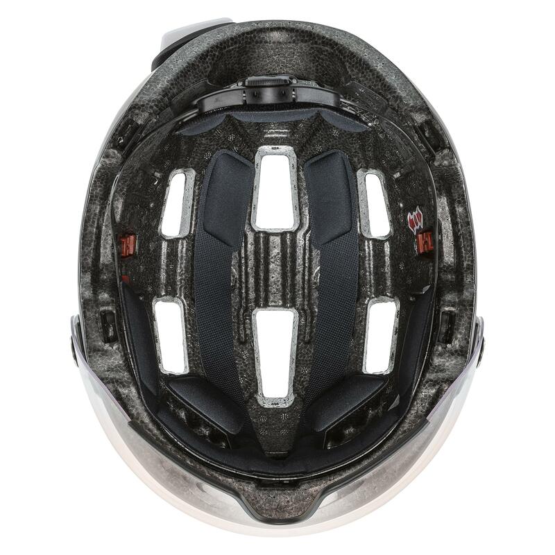 Uvex helma RUSH VISOR dark silver mat