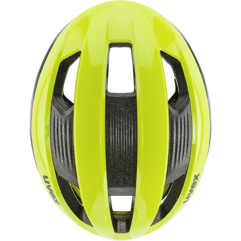 Uvex helma RISE CC neon yellow - black mat