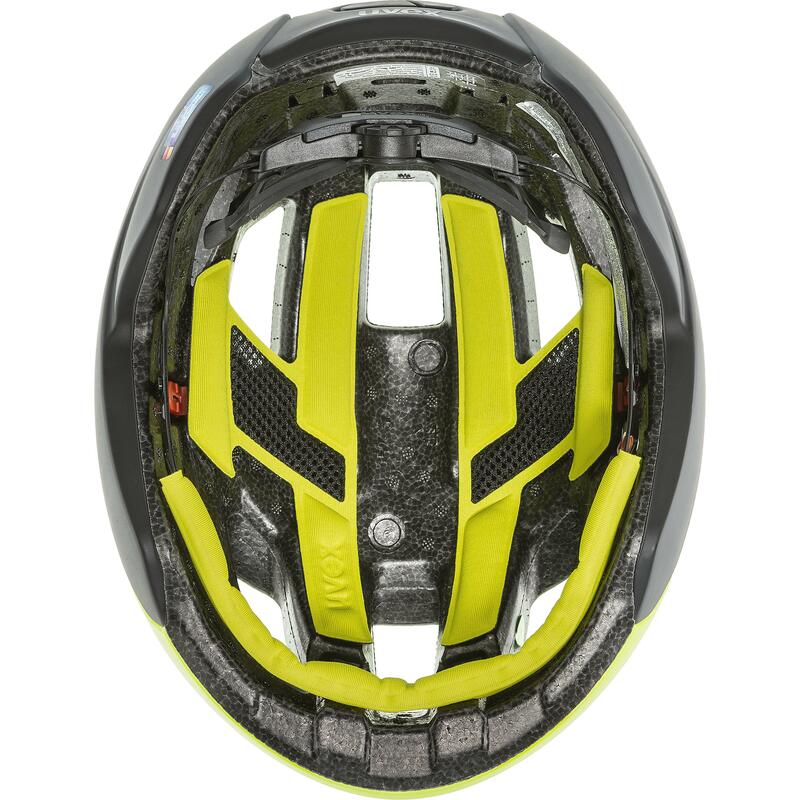 Uvex helma RISE CC neon yellow - black mat