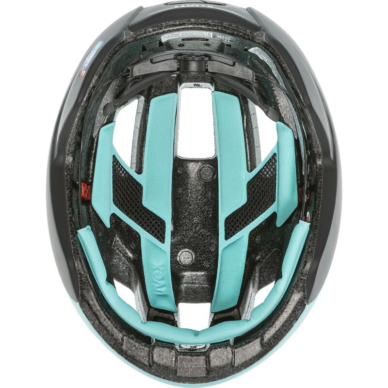 Uvex helma RISE CC aqua - black