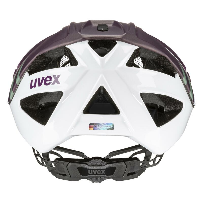Uvex helma QUATRO CC plum - white mat