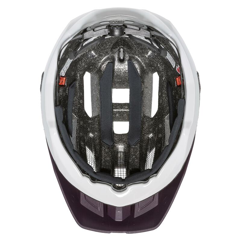 Uvex helma QUATRO CC plum - white mat