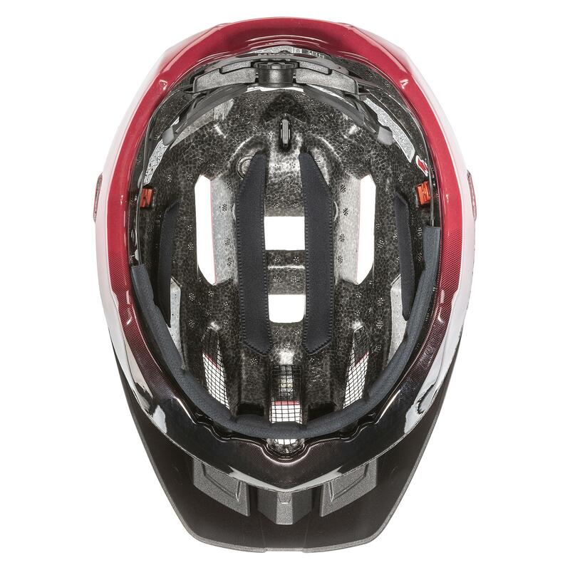 Uvex helma QUATRO CC red - black mat