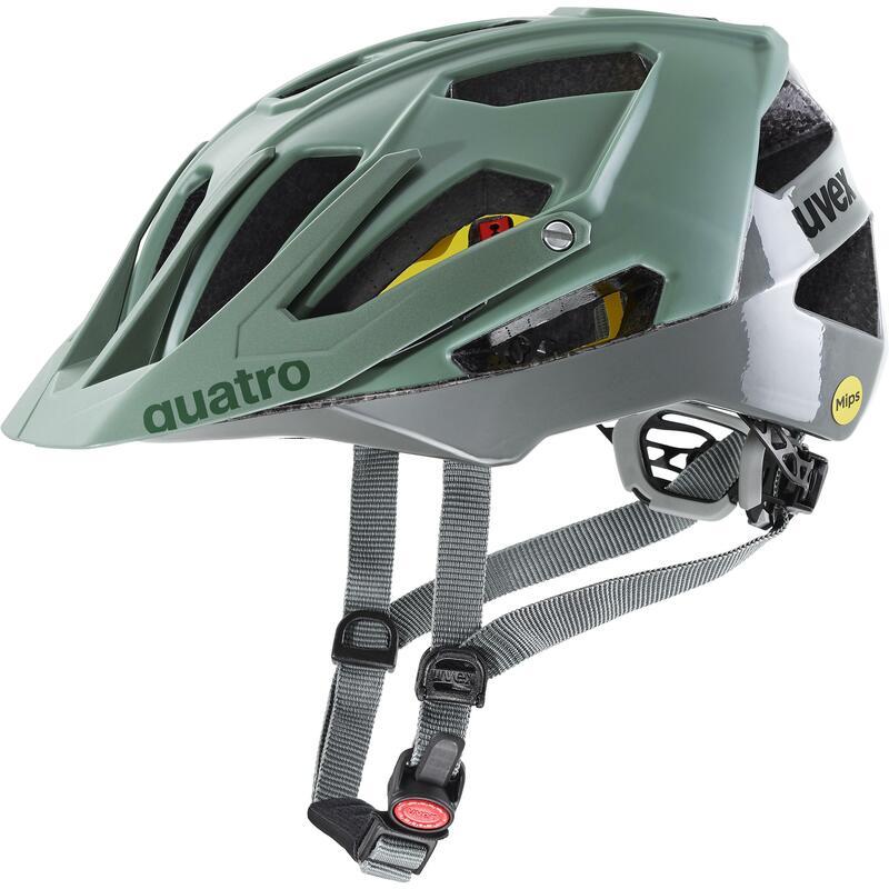 Uvex helma QUATRO CC MIPS moss green - rhino