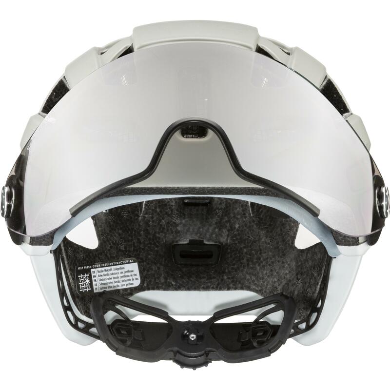 Uvex helma FINALE VISOR sand - white mat