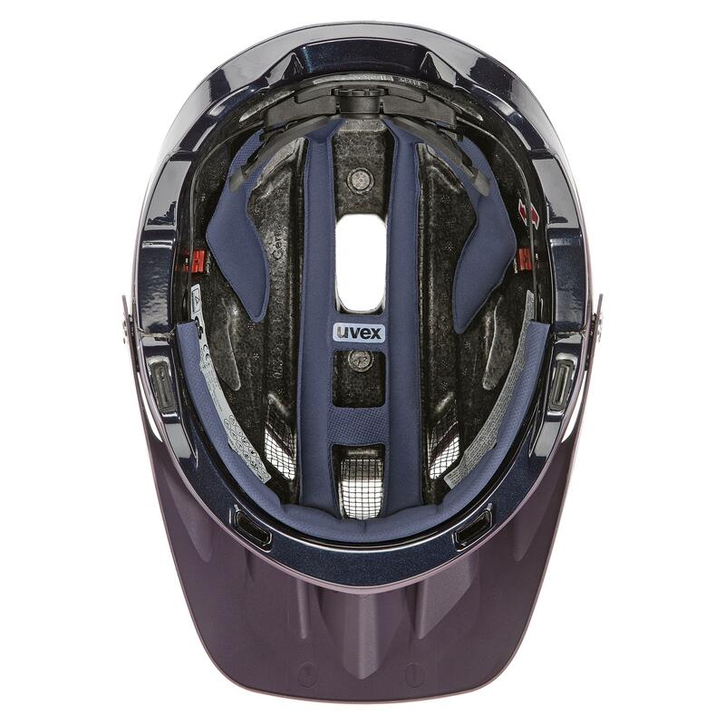 Uvex helma QUATRO INTEGRALE plum - deep space mat