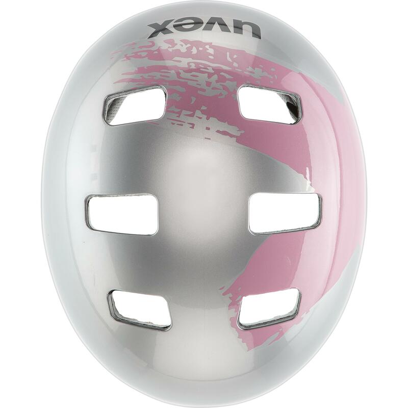 Uvex helma KID 3 silver - rose