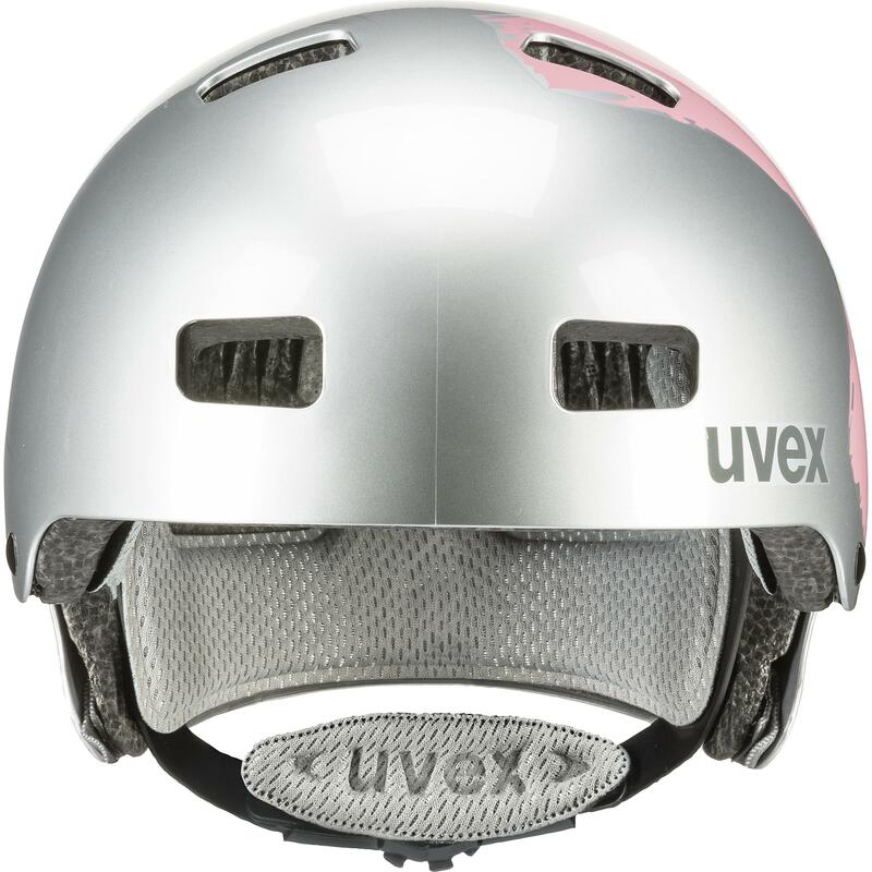 Uvex helma KID 3 silver - rose