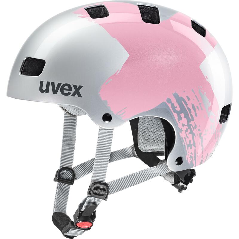 Uvex helma KID 3 silver - rose