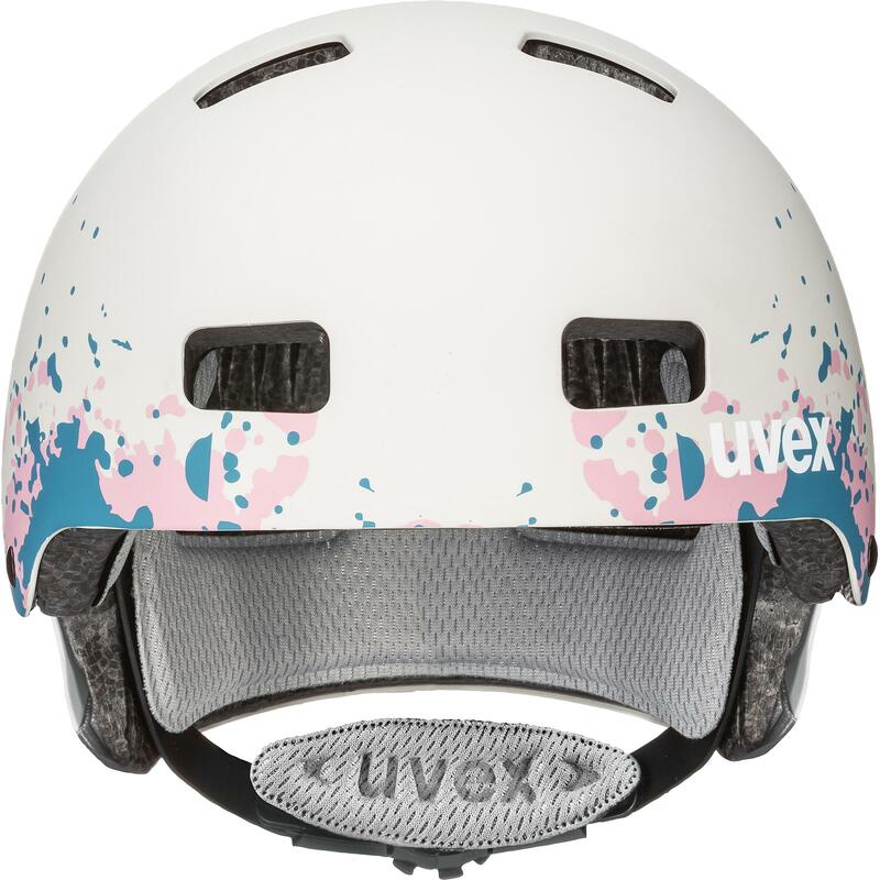 Uvex helma KID 3 CC grey - grapefruit mat