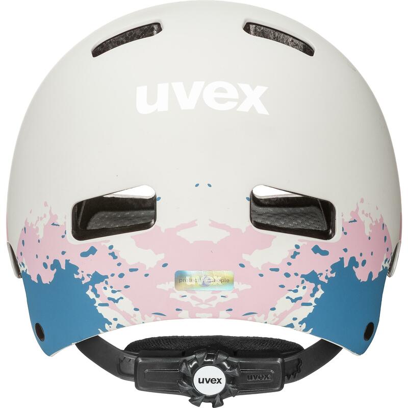 Uvex helma KID 3 CC grey - grapefruit mat