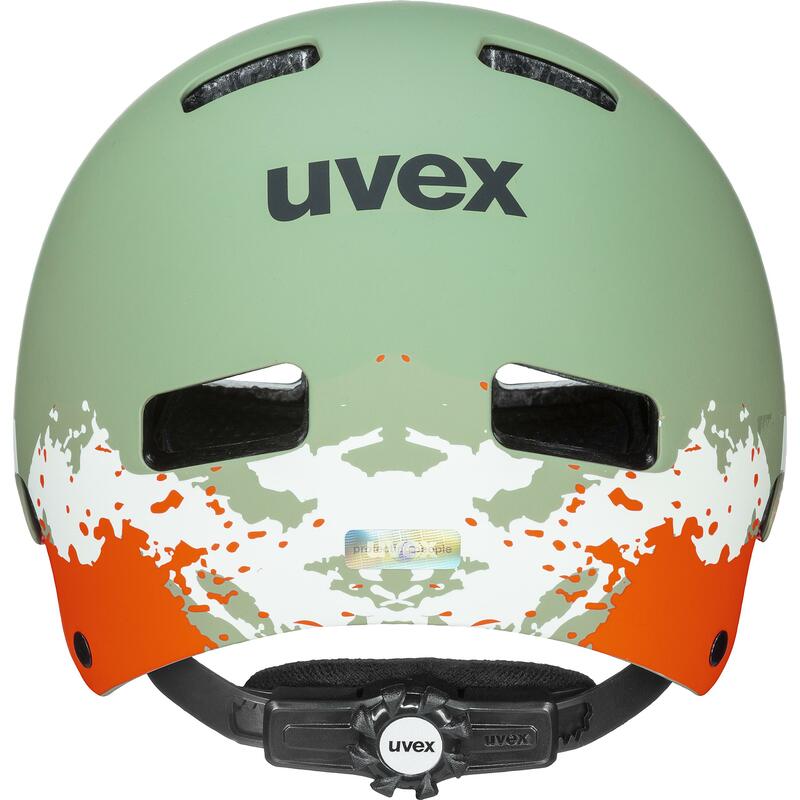Uvex helma KID 3 CC  moss green - sand mat