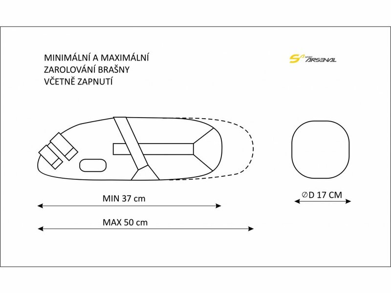 Sport Arsenal brašna pod sedlo malá BIKEPACKING ART. 603