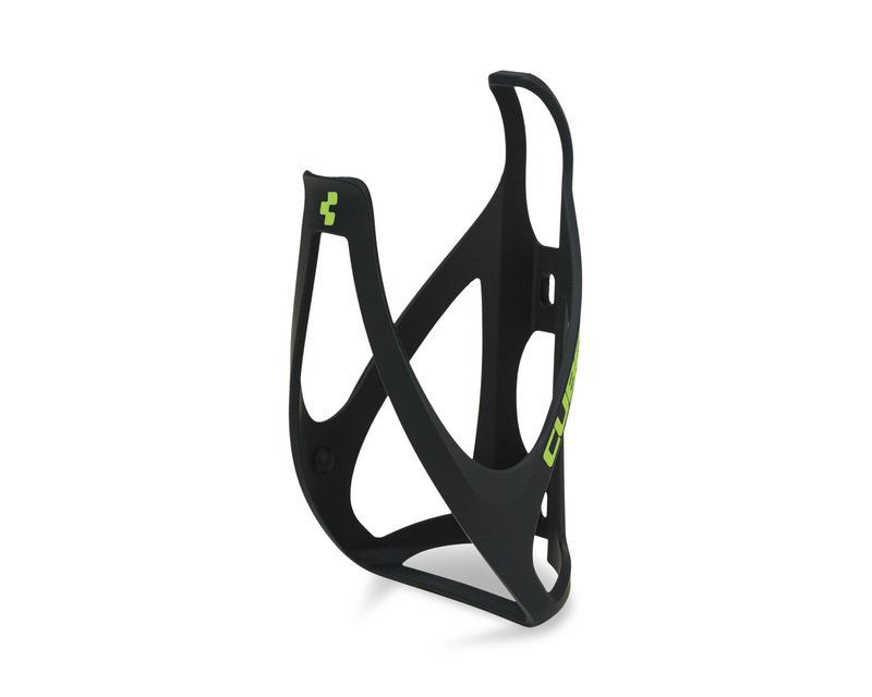 Cube košík na láhev HPP Bottle cage - matt black classic green