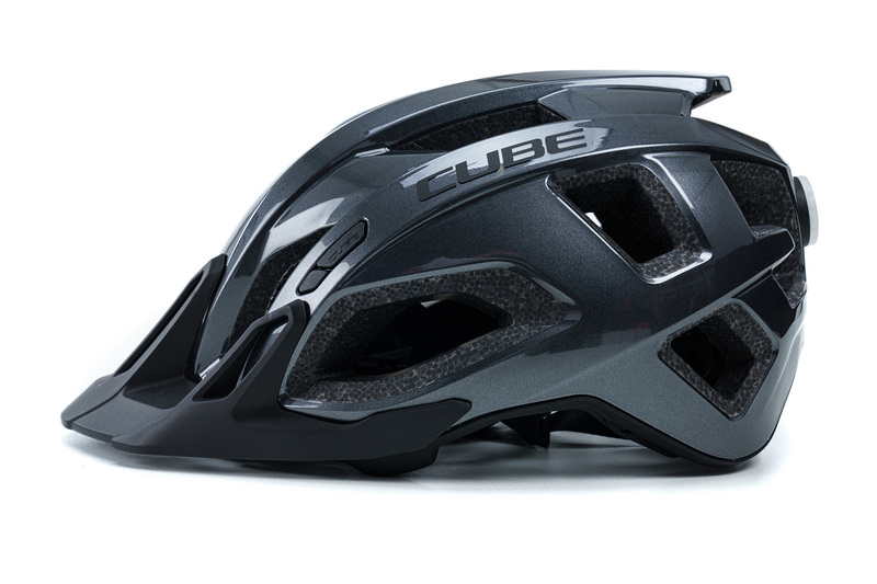 Cube helma QUEST glossy iridium black