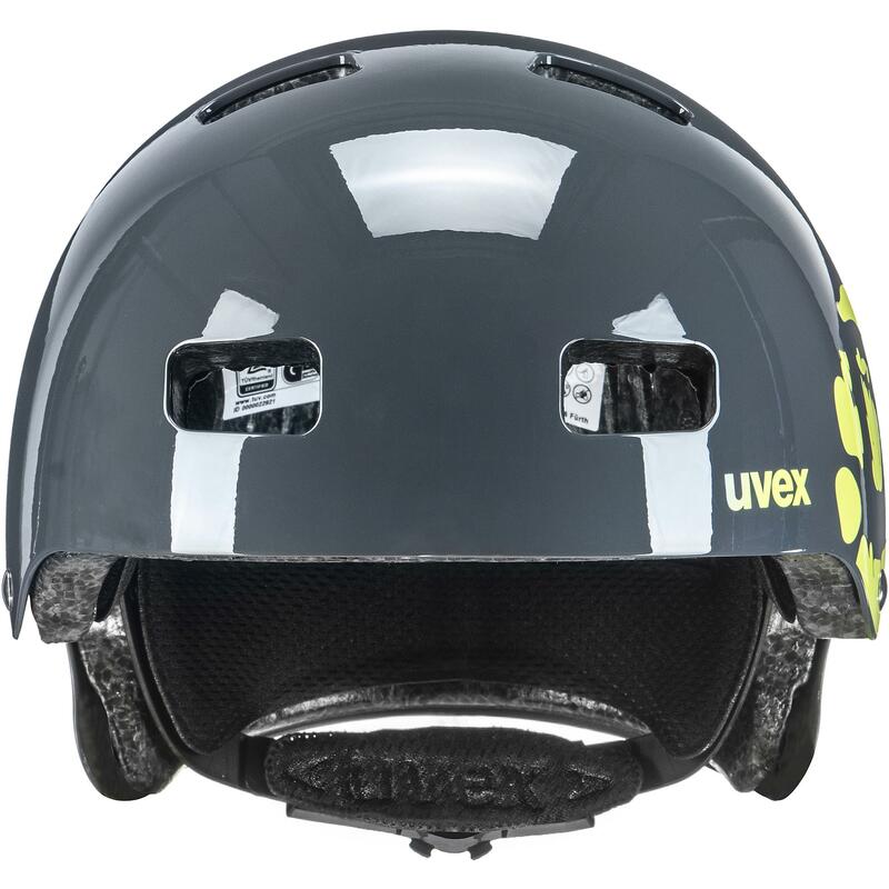 Uvex helma KID 3 dirtbike grey - lime