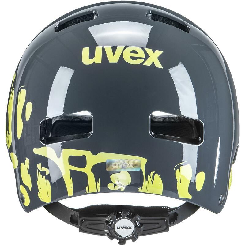Uvex helma KID 3 dirtbike grey - lime