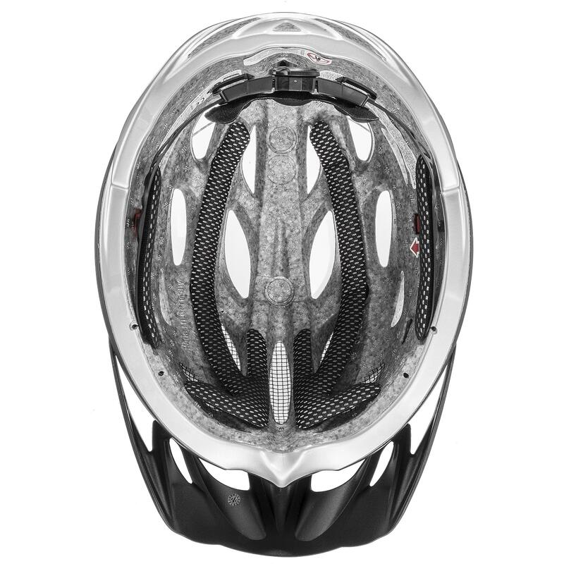 Uvex helma OVERSIZE black mat silver