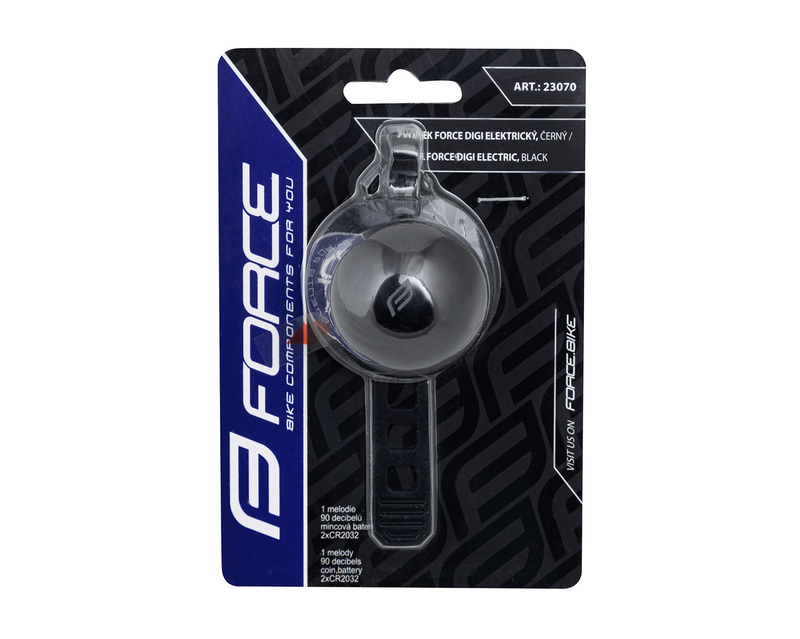 Force zvonek DIGI elektrický, černý