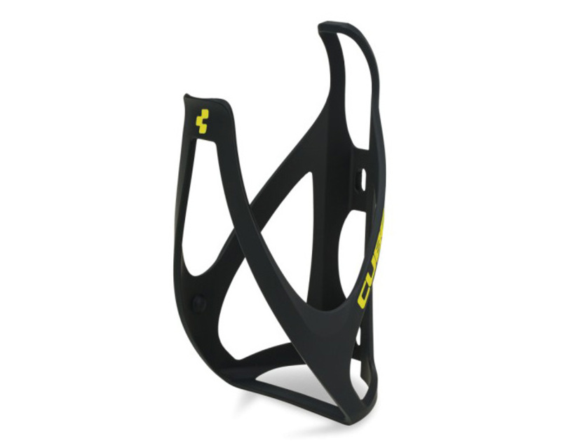 Cube košík na láhev HPP Bottle cage - matt black flashyellow
