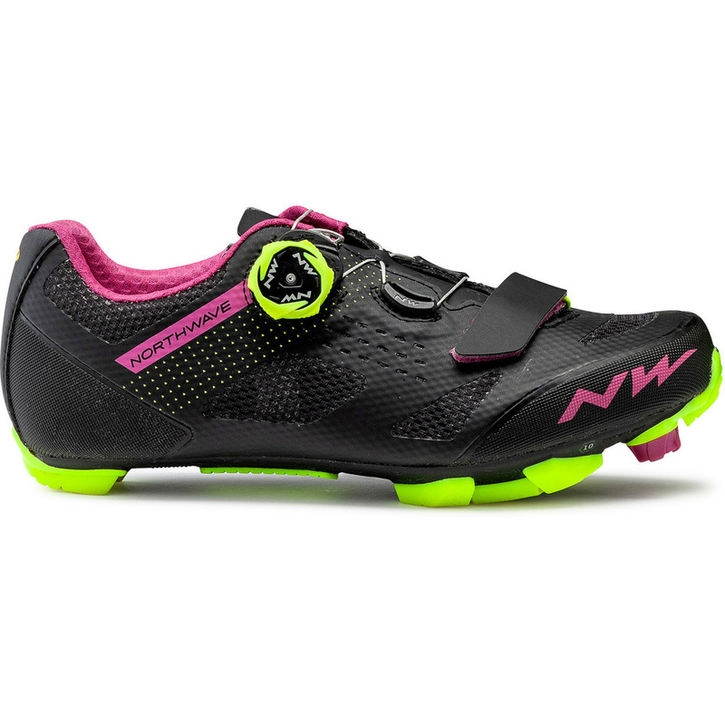 Northwave tretry RAZER WMN black/fuch/yel fluo