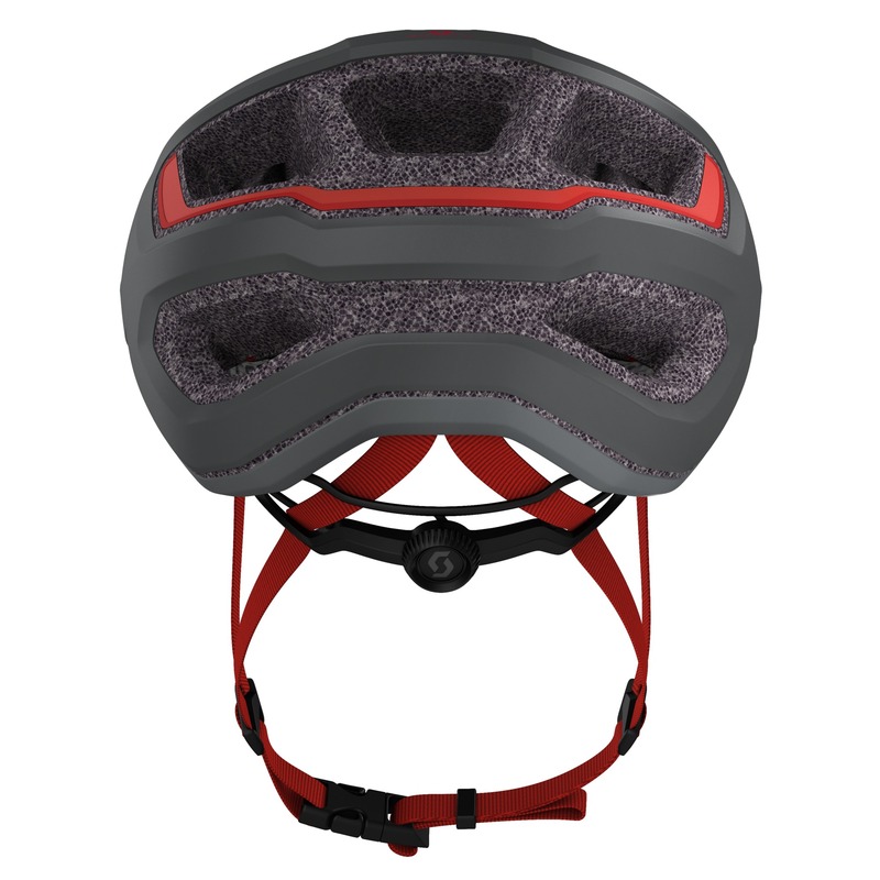Scott cyklistická helma ARX dark grey/red