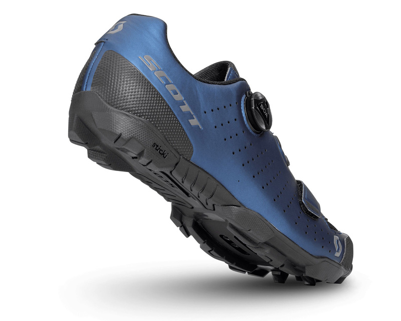 Scott cyklistická obuv MTB COMP BOA metallic blue/black