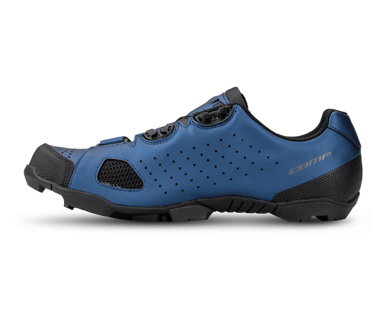 Scott cyklistická obuv MTB COMP BOA metallic blue/black