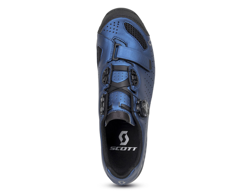 Scott cyklistická obuv MTB COMP BOA metallic blue/black