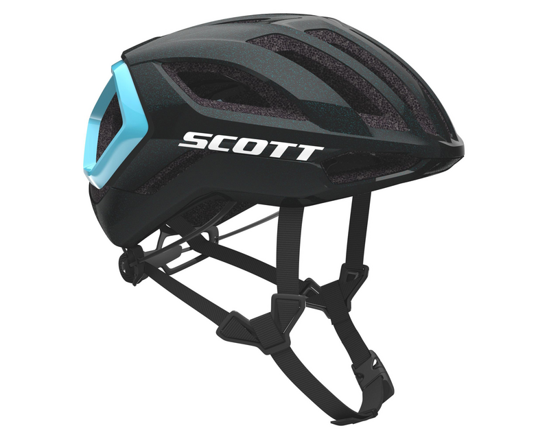 Scott cyklistická helma CENTRIC PLUS black/light blue