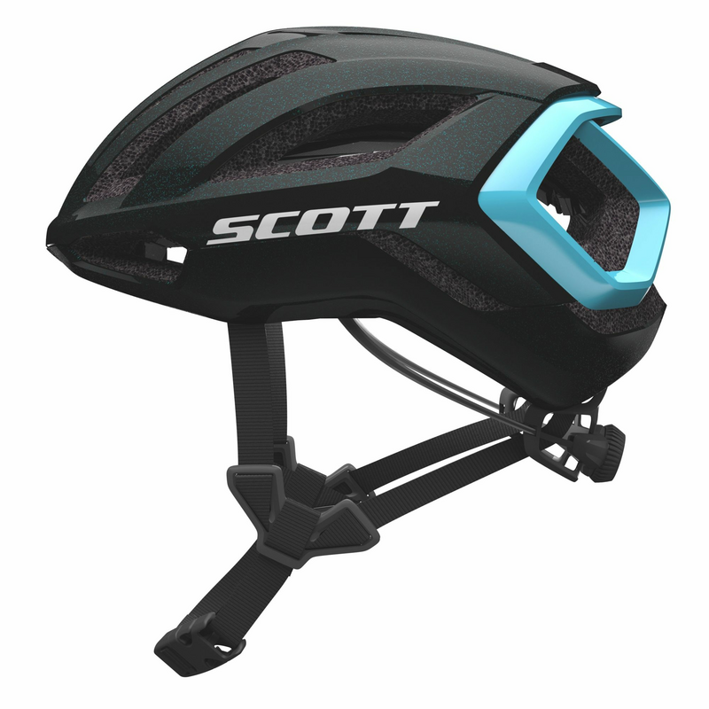 Scott cyklistická helma CENTRIC PLUS black/light blue