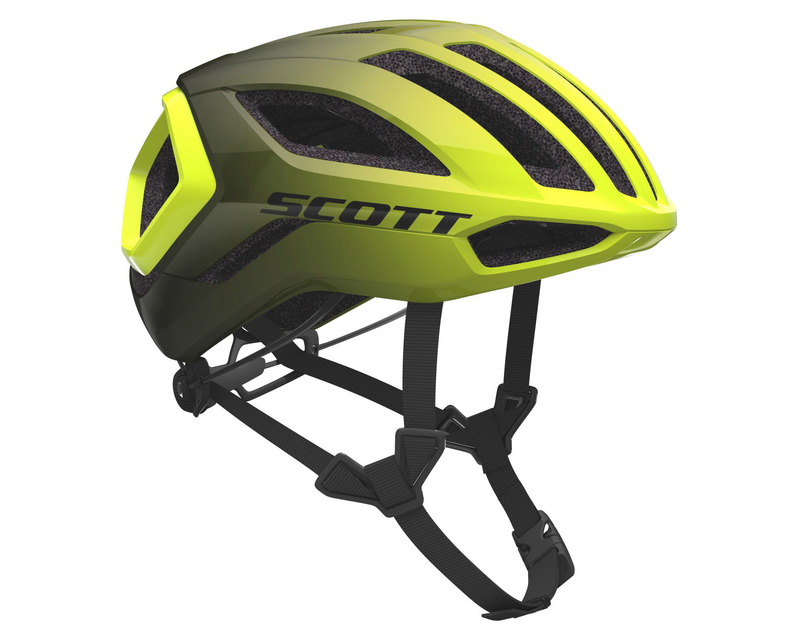 Scott cyklistická helma CENTRIC PLUS radium yellow RC