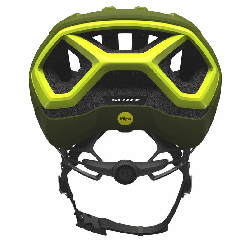 Scott cyklistická helma CENTRIC PLUS radium yellow RC