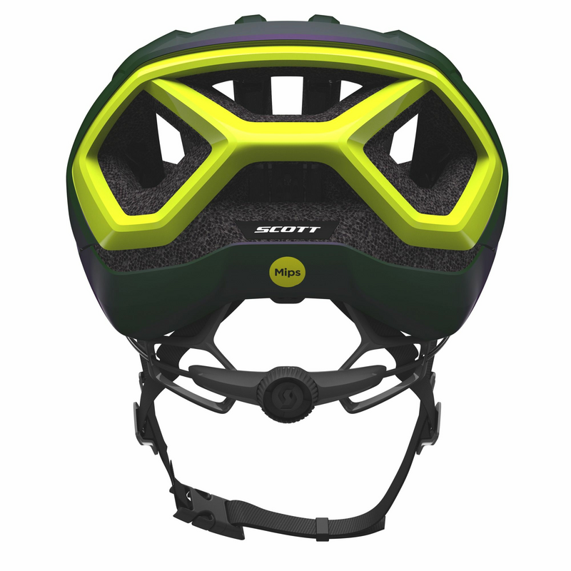 Scott cyklistická helma CENTRIC PLUS prism green/radium yellow