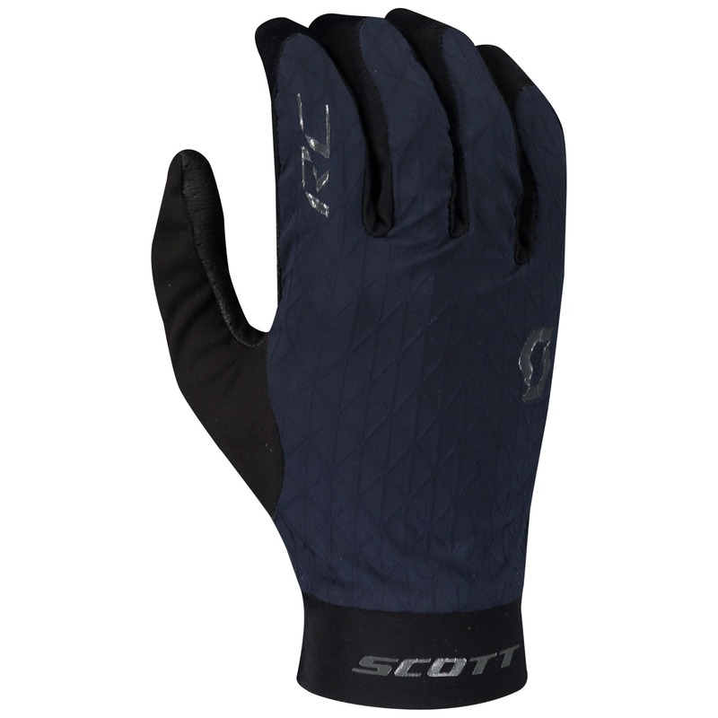 Scott cyklistické rukavice RC PREMIUM KINETECH LF midnight blue/dark grey