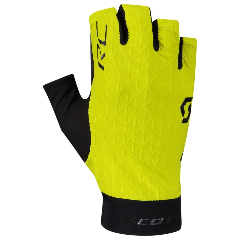 Scott cyklistické rukavice RC PREMIUM KINETECH SF sulphur yellow/black