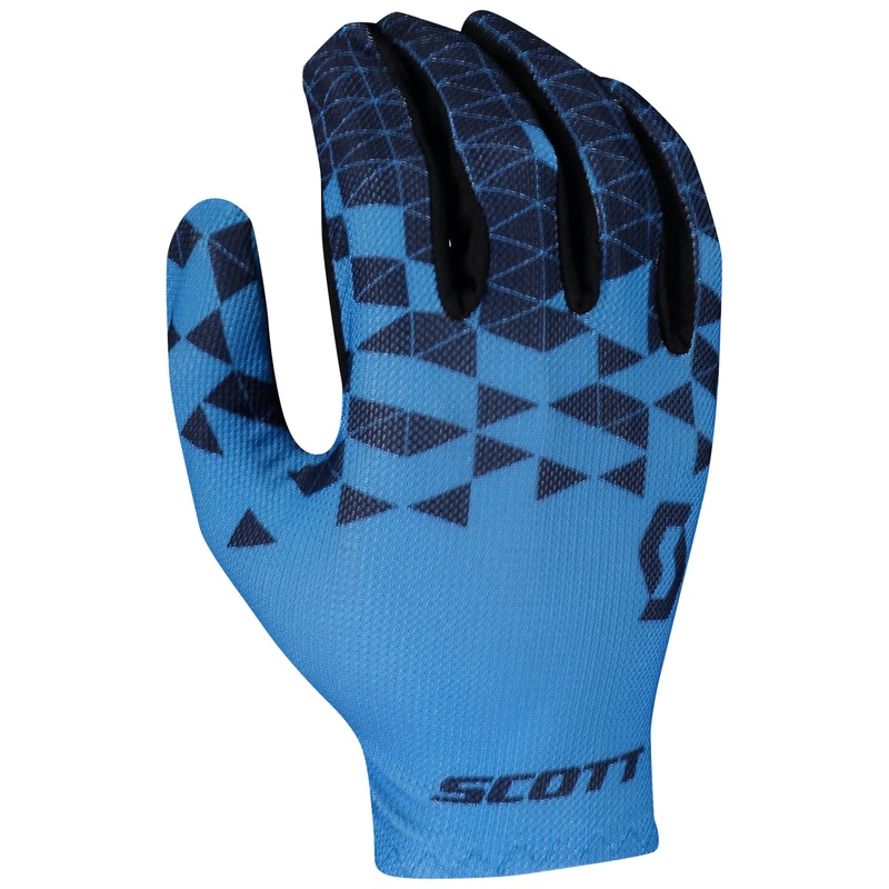 Scott cyklistické rukavice RC TEAM LF atlantic blue/midnight blue