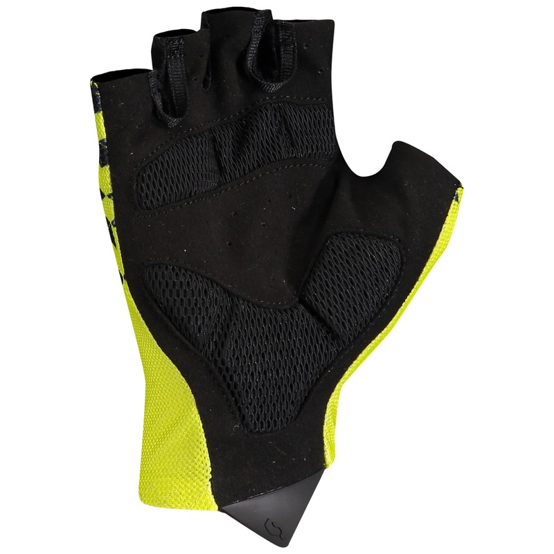 Scott cyklistické rukavice RC TEAM SF sulphur yellow/black