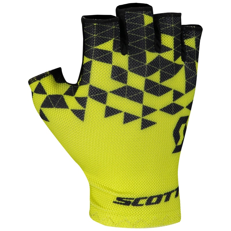 Scott cyklistické rukavice RC TEAM SF sulphur yellow/black