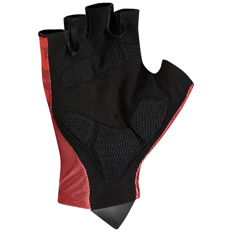 Scott cyklistické rukavice RC TEAM SF fiery red/dark grey