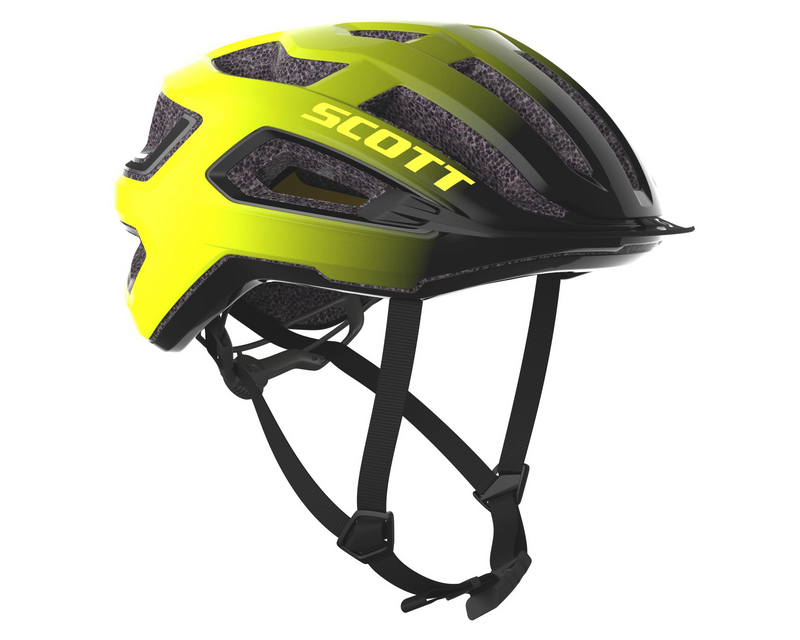 Scott cyklistická helma ARX PLUS black/radium yellow RC