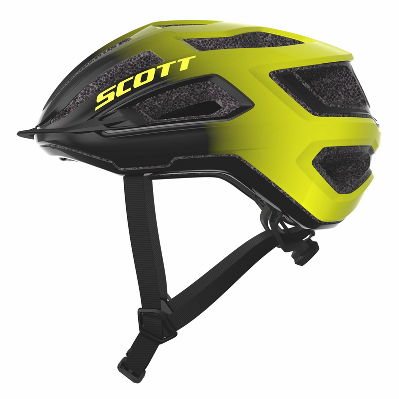 Scott cyklistická helma ARX PLUS black/radium yellow RC