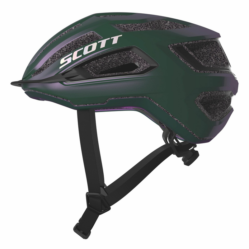 Scott cyklistická helma ARX PLUS prism green/purple