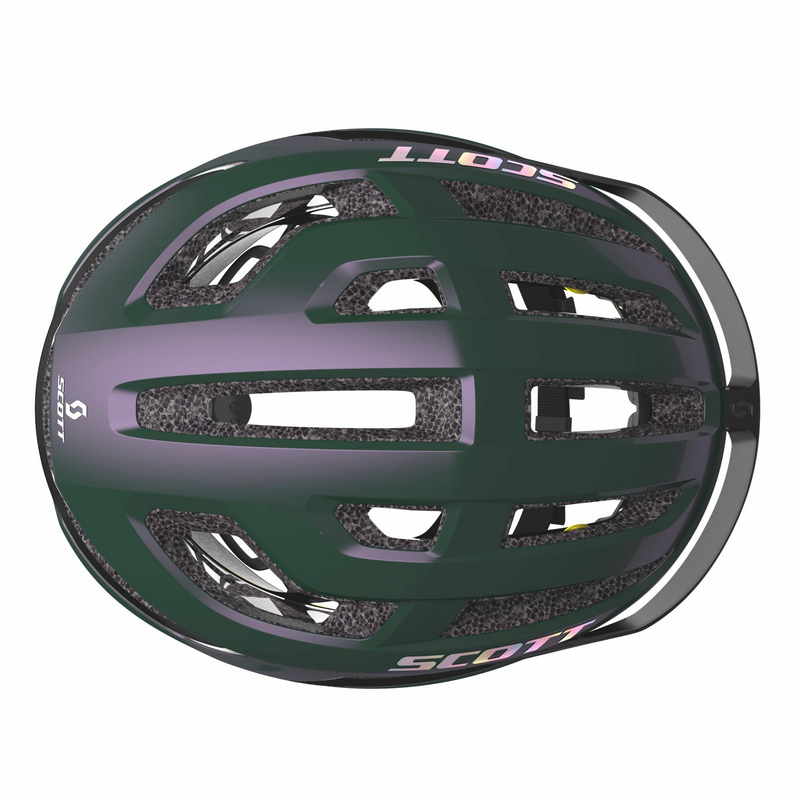 Scott cyklistická helma ARX PLUS prism green/purple